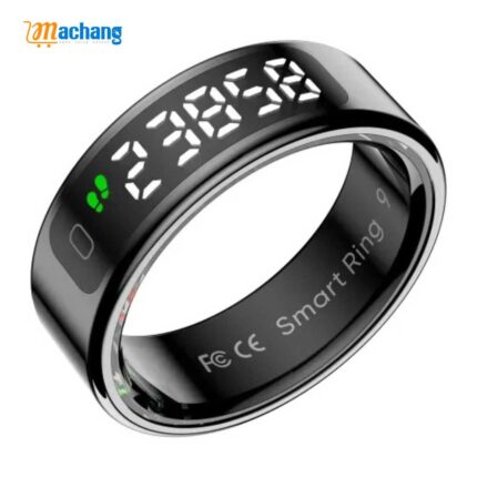 COLMI R12 Smart Ring with Display Screen and Touch – Black