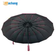 BMW 16 Ribs Automatic Open and Close Compact Umbrella – Random Color - Image 2