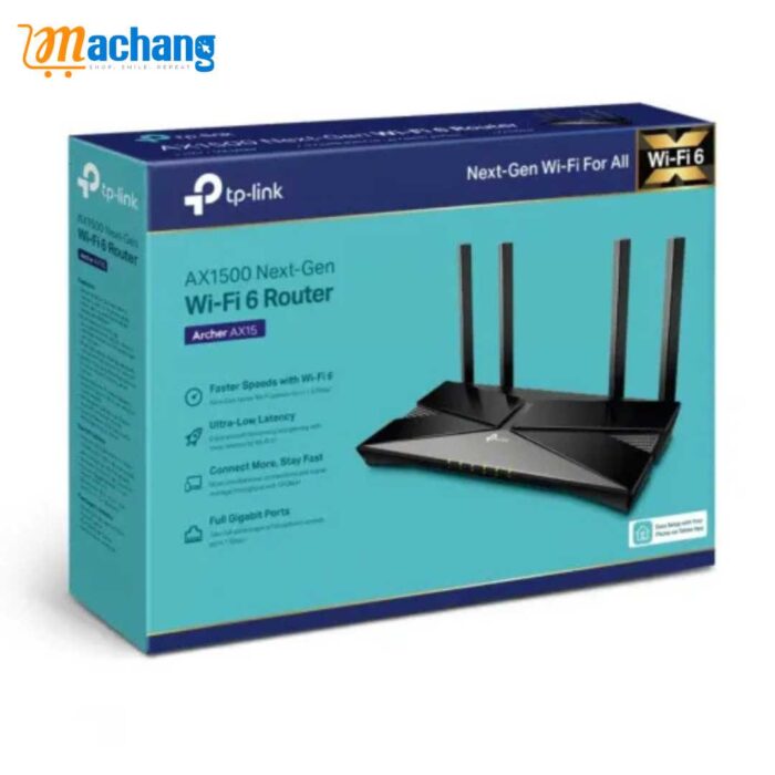 TP-Link Archer AX15 AX1500 Dual Band Gigabit WiFi Router - Image 4