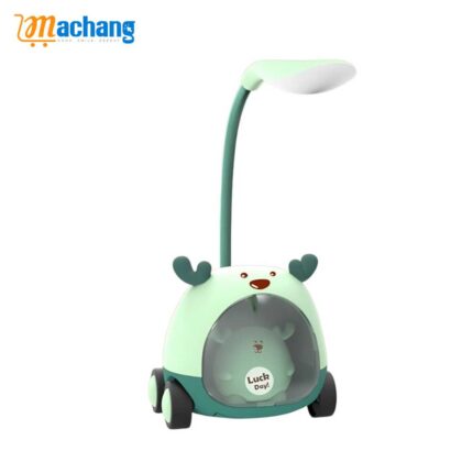 Foldable LED Study Lamp with Pen Holder & Sharpener for Kids