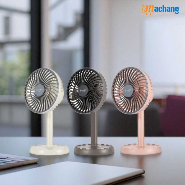 JYSUPER AC/DC Rechargeable Mini Desk Fan - Image 3