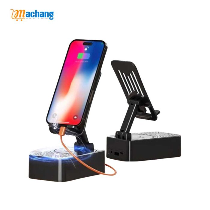 3-in-1 Bluetooth Speaker with Phone Stand & Power Bank - Image 3