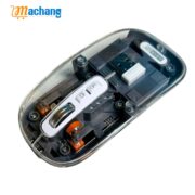 GearUP WM30 Transparent Crystal 2.4G + Bluetooth Magnetic Wireless Mouse
