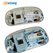 GearUP WM30 Transparent Crystal 2.4G + Bluetooth Magnetic Wireless Mouse - Image 2