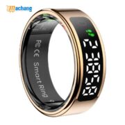 COLMI R12 Smart Ring with Display Screen and Touch – Black - Image 3