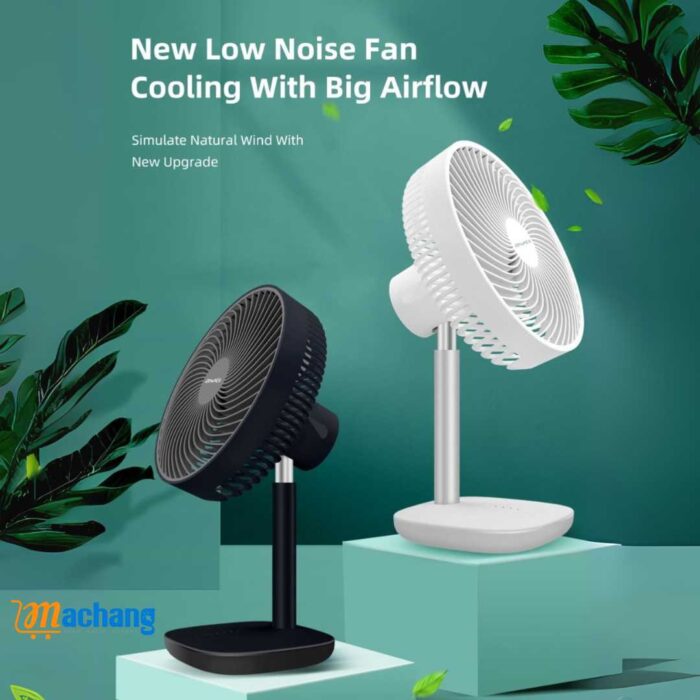 Awei F23 Portable USB Rechargeable Desk Fan - Image 5