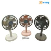 JYSUPER AC/DC Rechargeable Mini Desk Fan