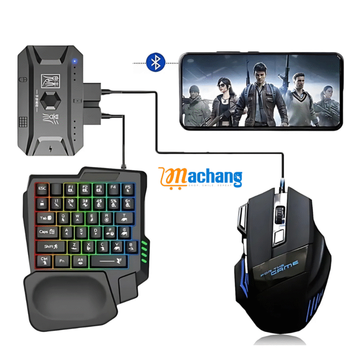 GearUP K190 Mobile Gaming RGB Keyboard & Mouse Combo - Image 1