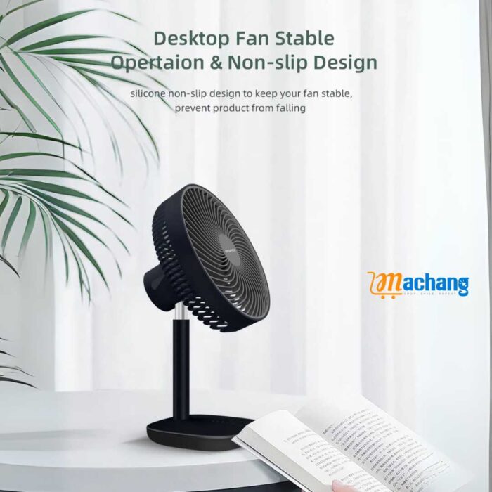 Awei F23 Portable USB Rechargeable Desk Fan - Image 4