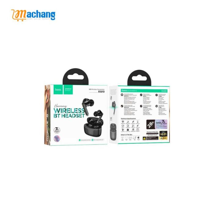 HOCO EQ10 Plus ANC ENC Noise Reduction Wireless Earbuds LED Display - Image 6